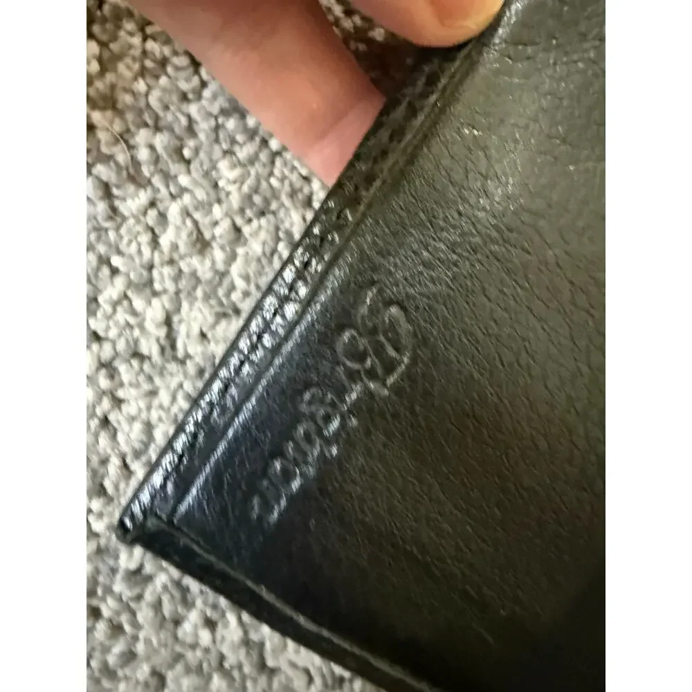 Brighton black and brown leather‎ layered floral front wallet